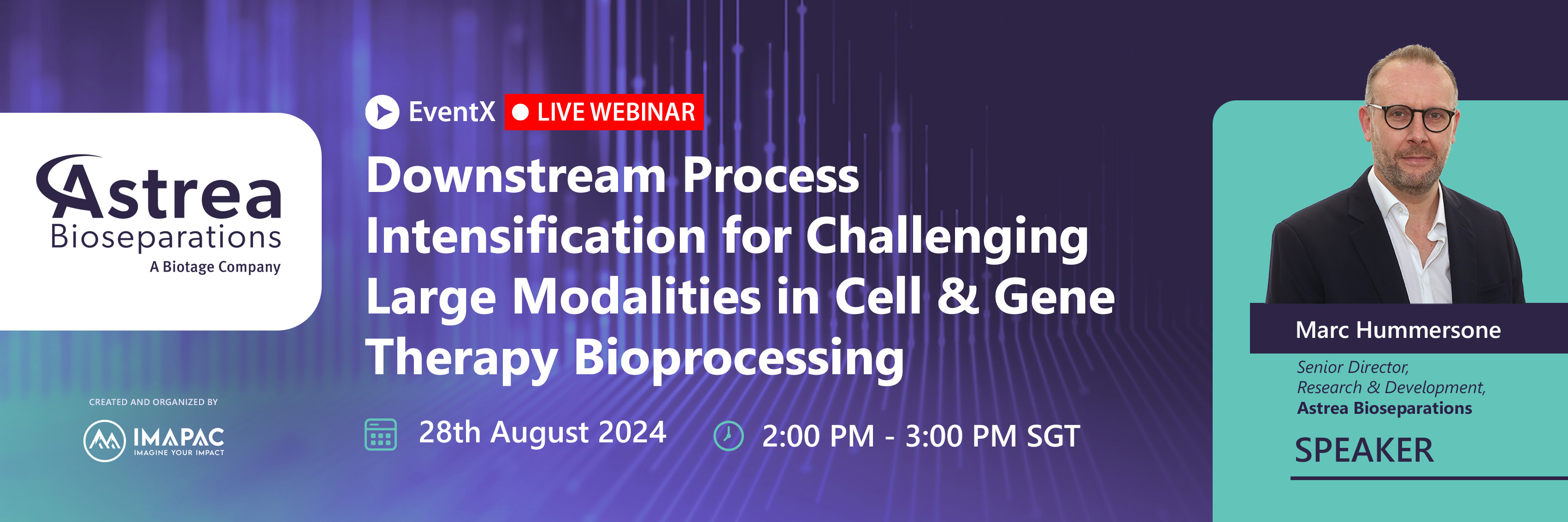 LIVE WEBINAR | 細(xì)胞基因治療生物工藝中應(yīng)對(duì)大規(guī)模樣本的下游工藝策略 LIVE WEBINAR | 細(xì)胞基因治療生物工藝中應(yīng)對(duì)大規(guī)模樣本的下游工藝策略